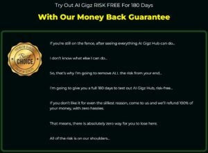 AI Gigz Hub Money back