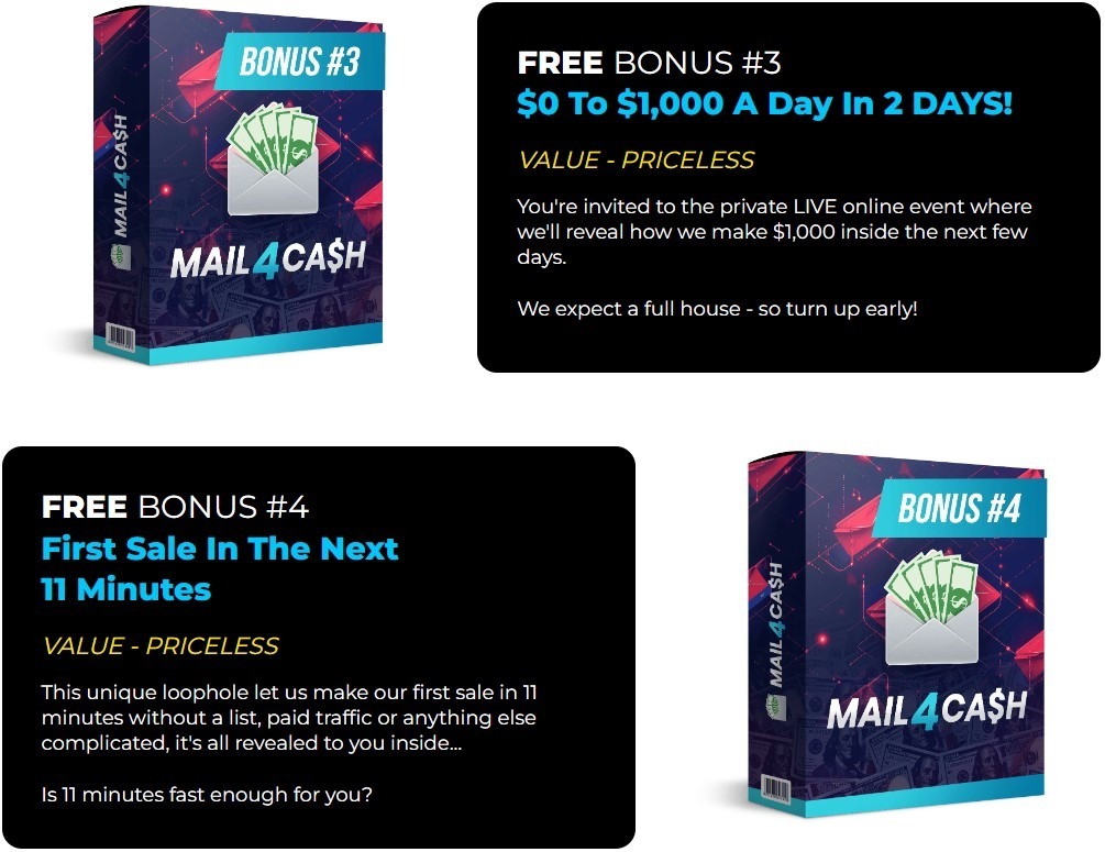 Mail4cash bonus 1