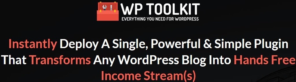 WP Toolkit Header