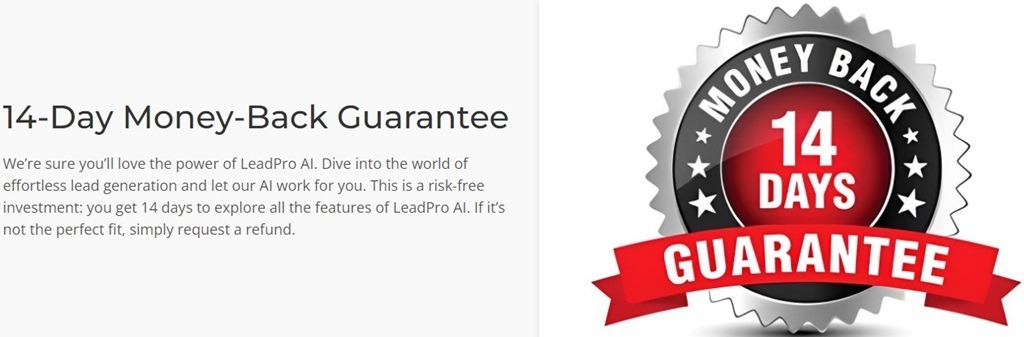 LeadPro AI moneyback