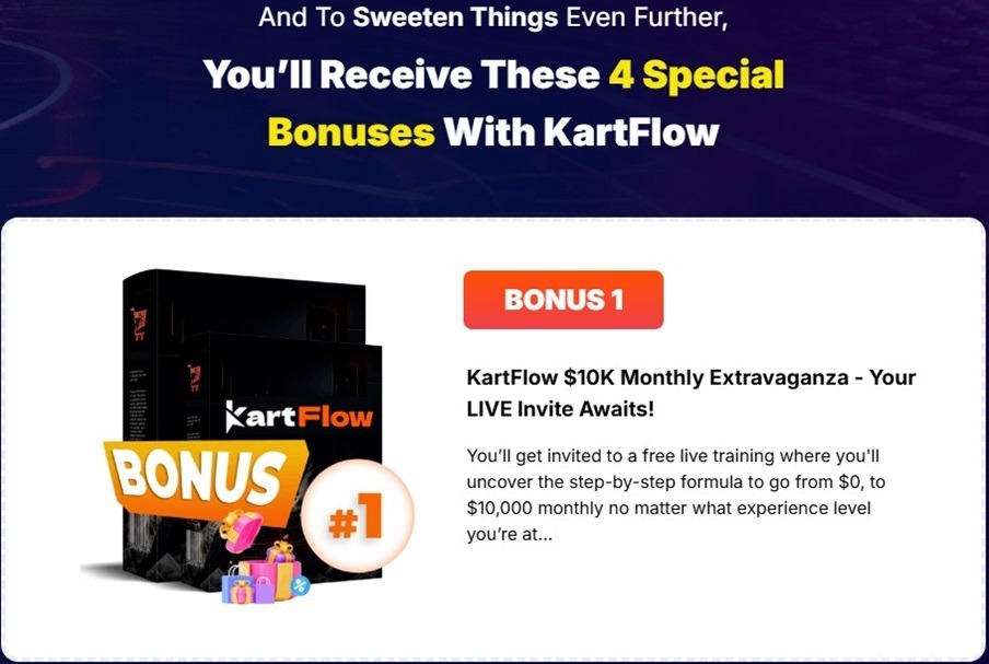 KartFlow bonus