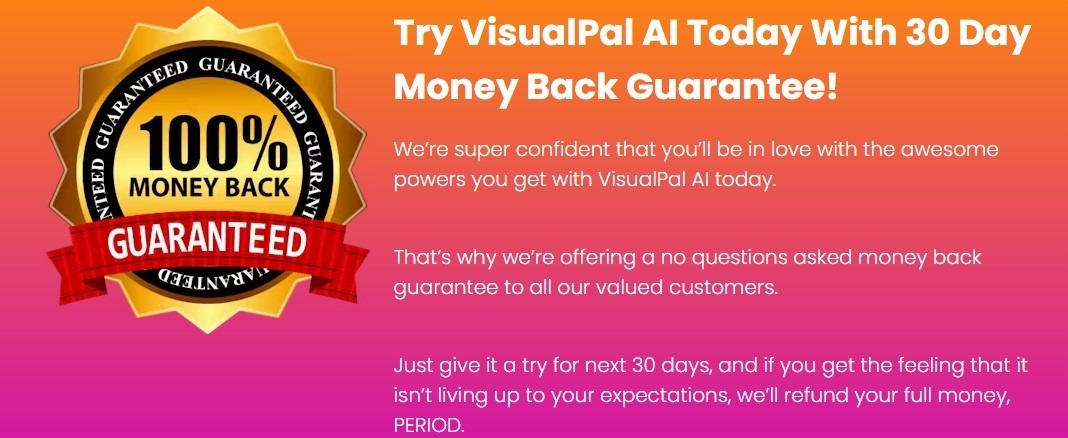 VisualPal AI Money back