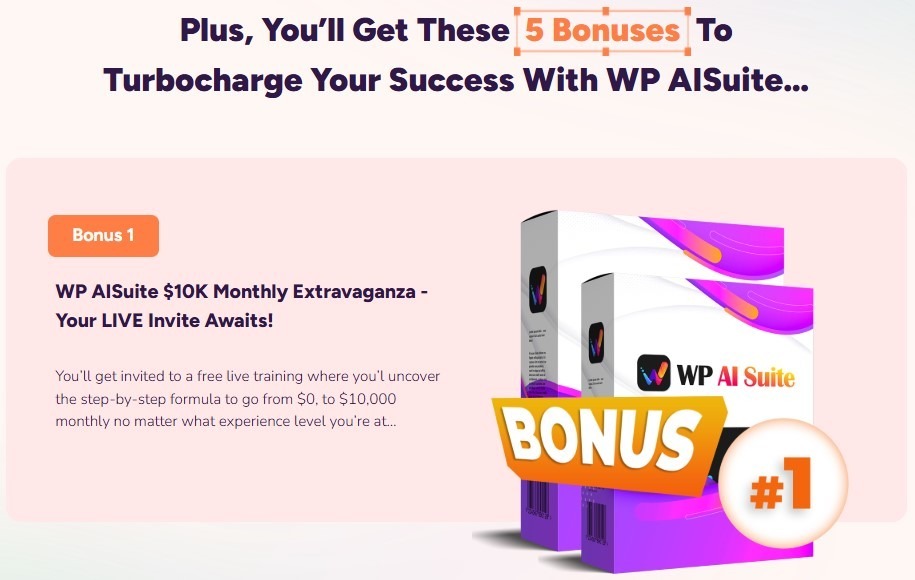 WP AI Suite bonus