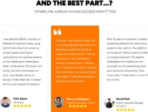 AI Mart testimonial