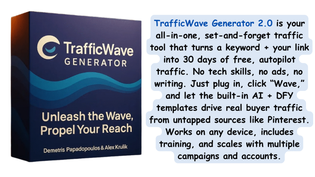 TrafficWave Generator 2.0 review