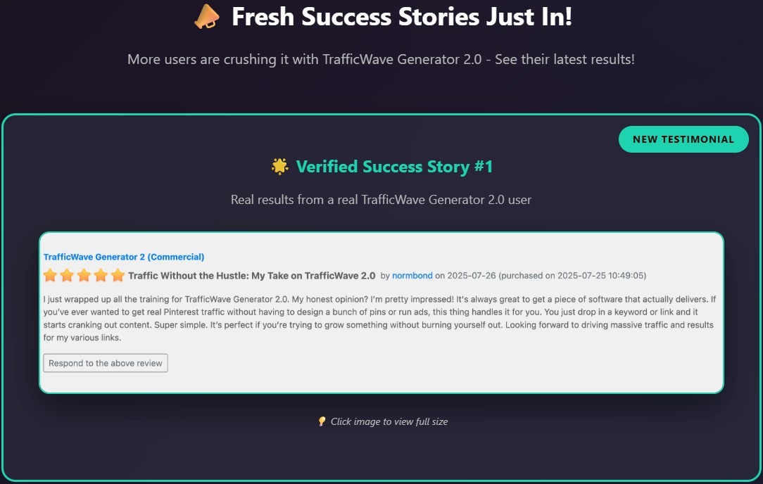 TrafficWave Generator pic1