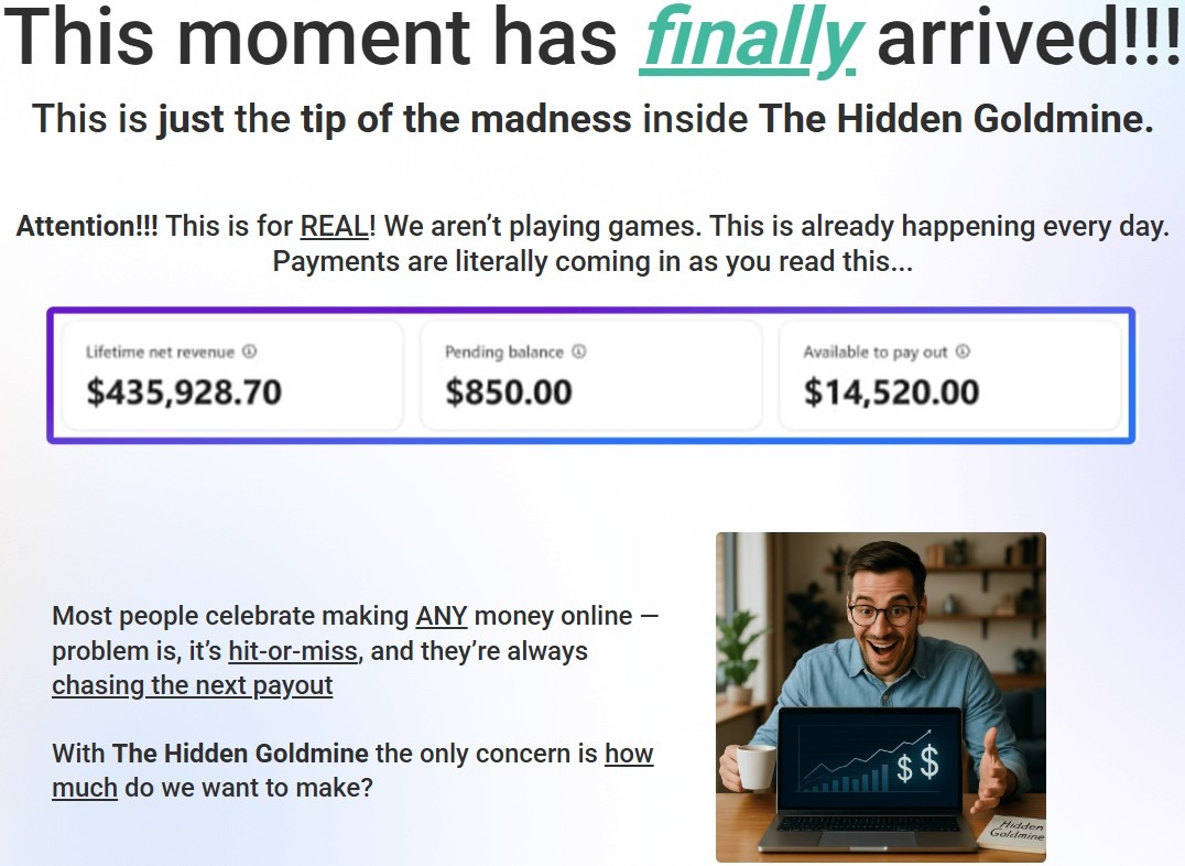 The Hidden Goldmine pic1