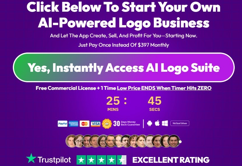 AI Logo Suite button