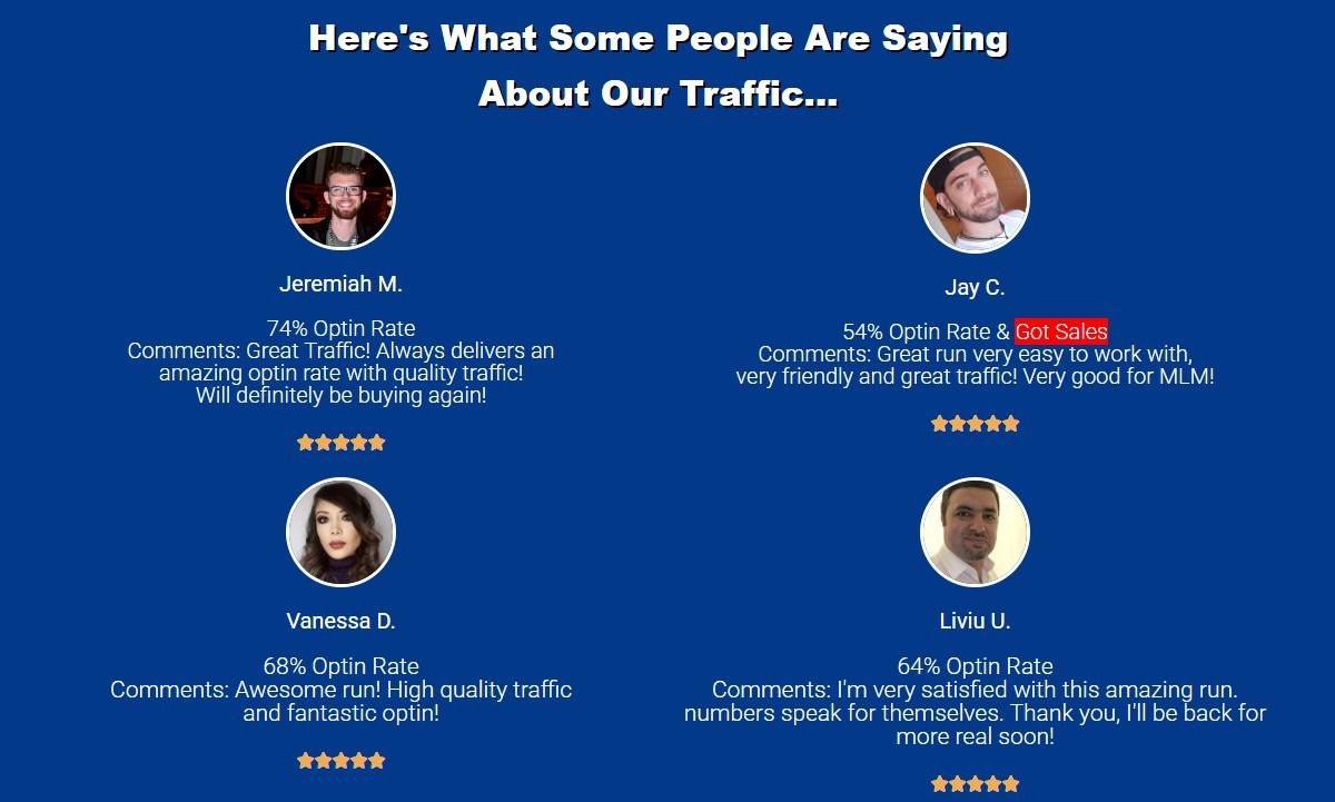 System Exclusive Traffic-Testimonial